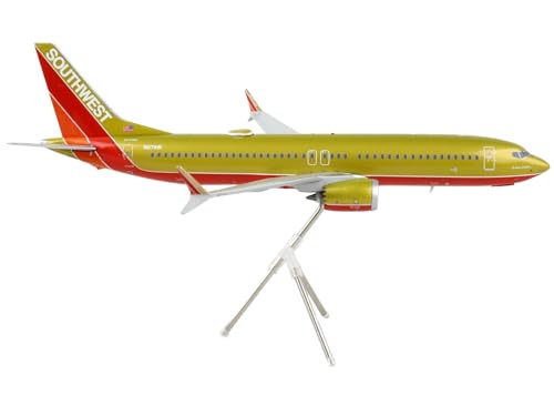 GeminiJets G2SWA1216 Southwest Airlines Boeing 737 MAX 8 Gold Retro Livery N871HK; Scale 1:200
