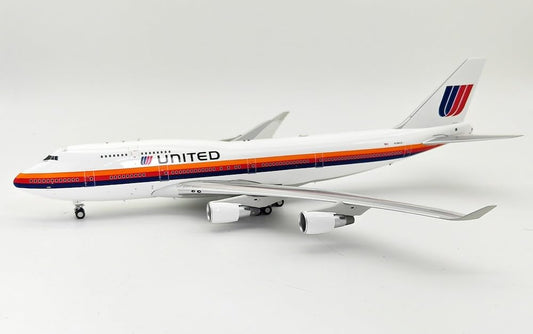 Inflight200 1:200 United - Boeing B747-400 - N186UA w/Stand