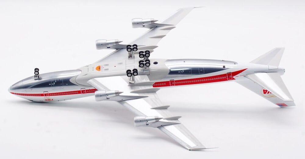 Inflight200 1:200 Trans World Airlines - TWA Boeing 747-100 N93117 Polished W/Stand